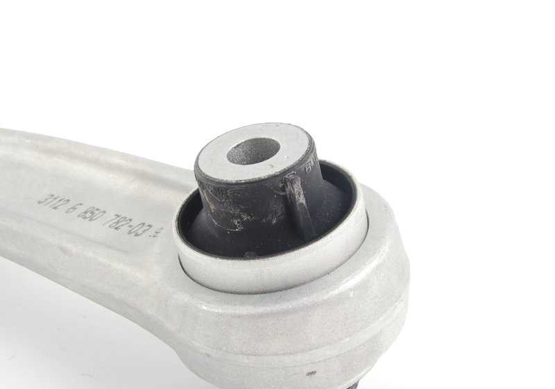 Bandeja inferior com rolamento de borracha direita para BMW F07, F01N, F02N (OEM 31126850782). BMW original