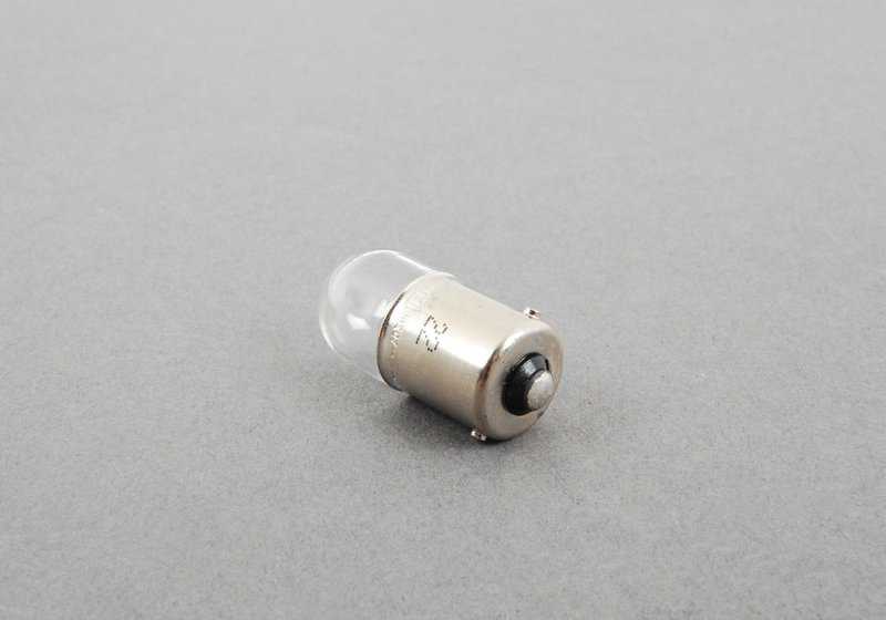 Bombilla trasera 12V 5W OEM 63218372577 para BMW E39. Original BMW.