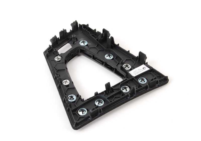 Embellecedor consola central M Performance en carbono y Alcantara OEM 51162358358 para BMW F80, F80N, F82, F82N, F83, F83N. Compatible con modelos con cambio DKG. Original BMW.