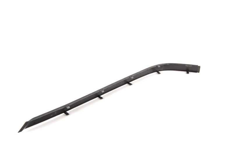 Moldura parachoques trasero izquierdo OEM 51128184507 para BMW E39. Original BMW.