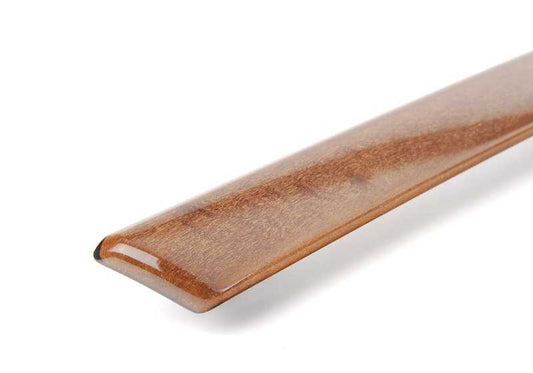 Moldura interior puerta delantera izquierda acabado madera clara OEM 51416983775 para BMW E60 y E61. Original BMW.