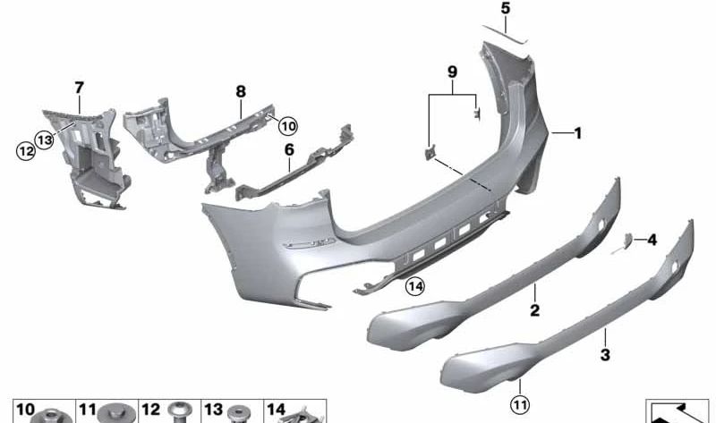 Protector adhesivo marco lateral derecho OEM 51127403390 para BMW F48, F49. Original BMW