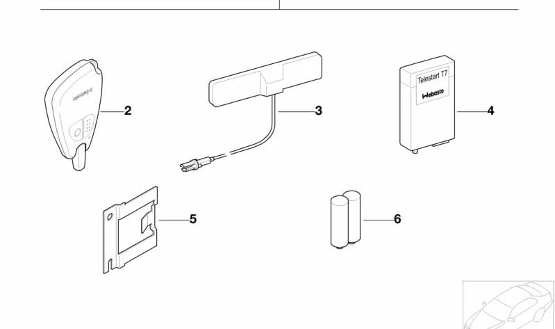 OEM -Batterie 64120008723 für BMW E90, E91, E92, E93, E39, E60, E61, E38, E53, E70, E71, E72. Kompatibel mit Hilfsheizsystemen. Original BMW.