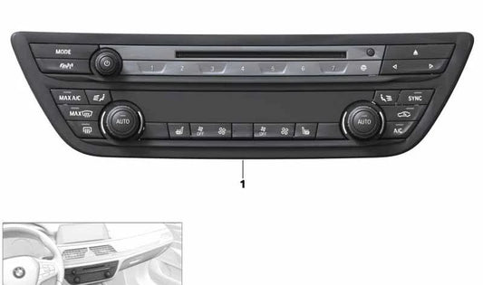 Kit de reparación para unidad de control de radio y climatización OEM 61315A48101 para BMW X5 G05 y X6 G06. Original BMW.