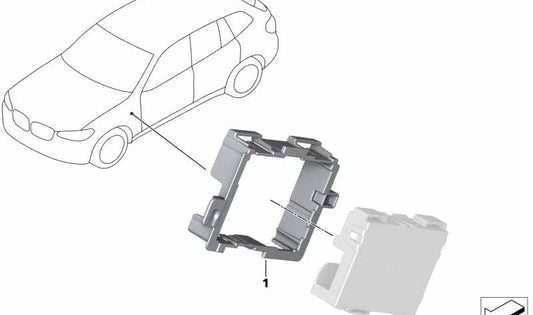 Ethernet Switching Box OEM 61139397078 per BMW F97, G01, G02, F98. BMW originale BMW.