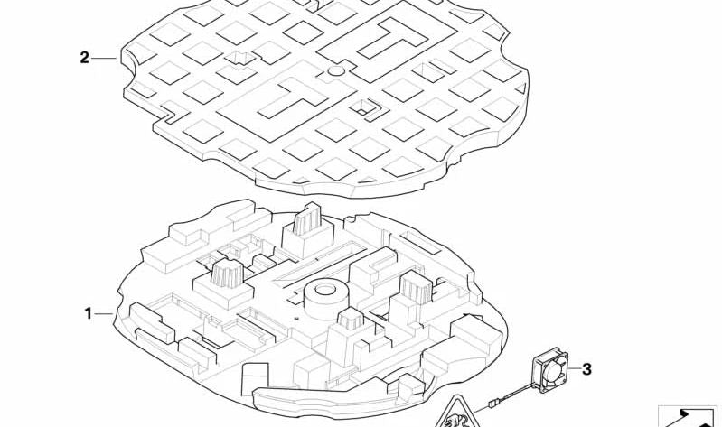Superior Equipment Support OEM 65129120134 für BMW E60, E60N, E61, E61N. Original BMW.