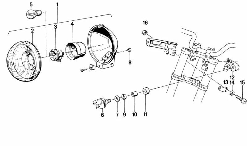 Manguito OEM 46632300375 para BMW Motorrad K 750 (KK56) y K 100 (KK58). Compatible con modelos entre 1983 y 1996. Pieza original BMW Motorrad.