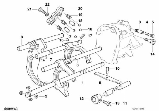 OEM Kupplungswelle 23311222321 für BMW E87, E36, E46, E34, E39, Z3, Z4. Original BMW.