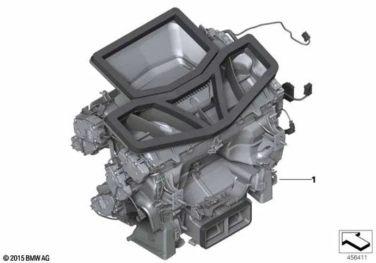 Air conditioning distribution housing for BMW X5 F95, G05, G05N, X6 F96, G06, G06N, X7 G07, G07N (OEM 64117944537). Genuine BMW