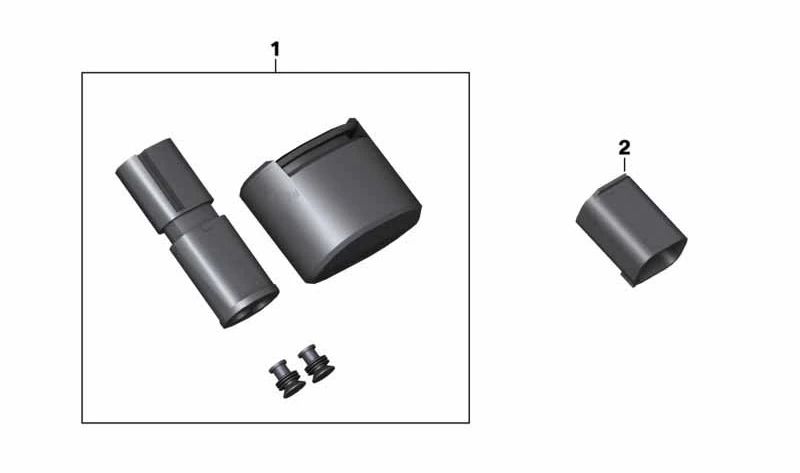 Tapa ciega OEM 61138367135 para BMW (Modelos compatibles: E36, E38, E39, E46, Z3). Original BMW