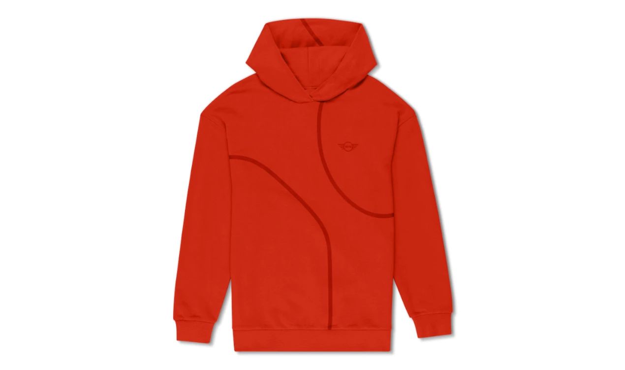 Sudadera con capucha MINI hombre Rebel Red talla XXXL OEM 80145B32080 válido para MINI Original MINI.