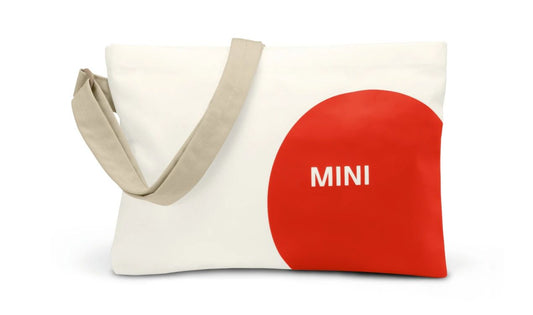 Borsa Musette con dettaglio volto auto Rebel Red OEM 80225B320C8 per MINI. MINI originale.