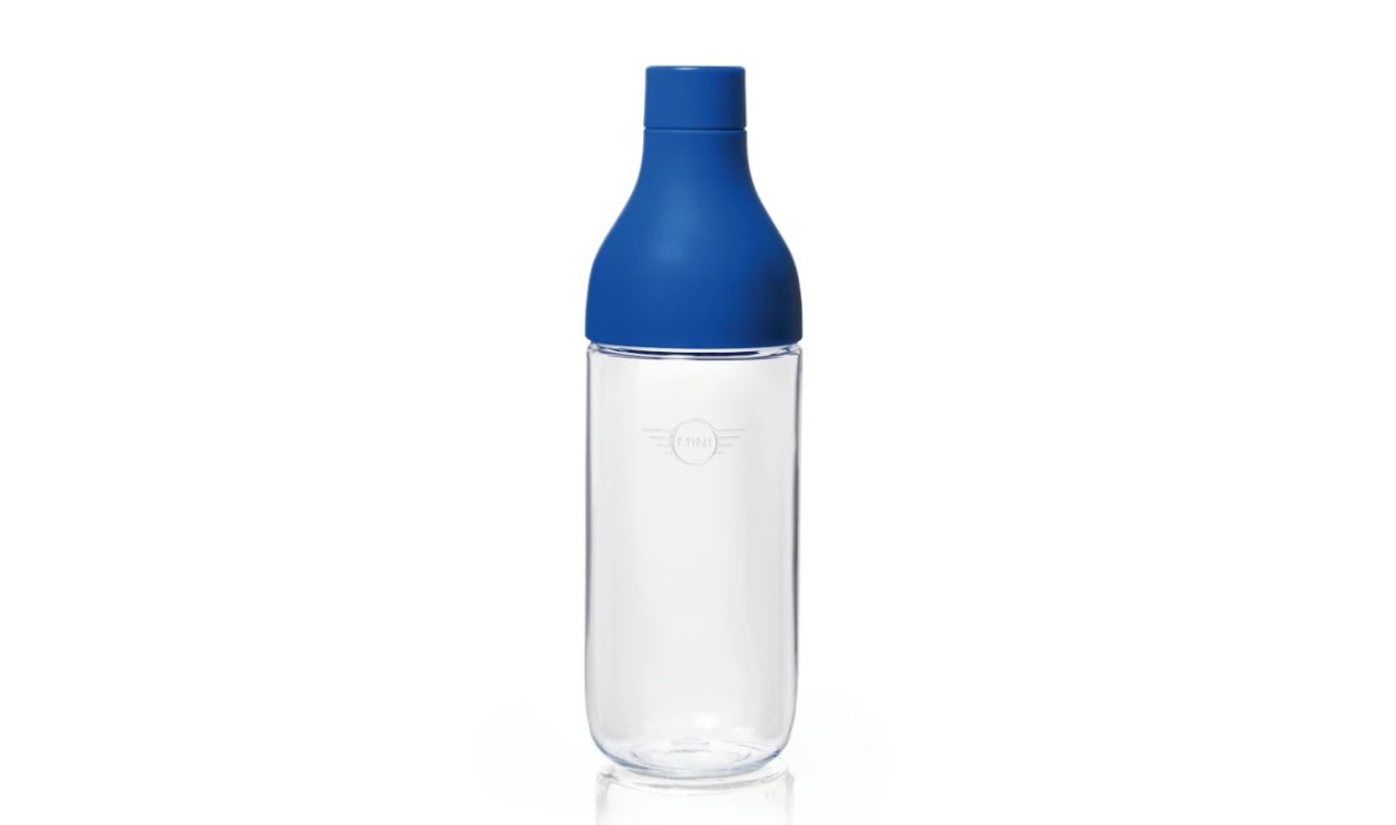 Botella de agua reutilizable MINI Colour Block 700 ml color Blazing Blue OEM 80285B32111 para MINI. Original MINI.