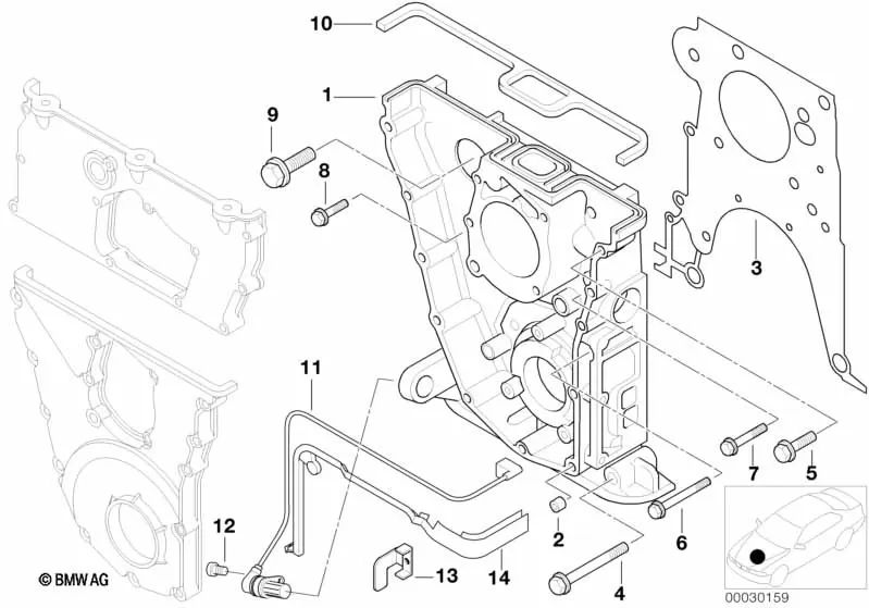 Support moteur OEM 12141743198 pour BMW Série 3 E36, Z3 E36. Véritable BMW.
