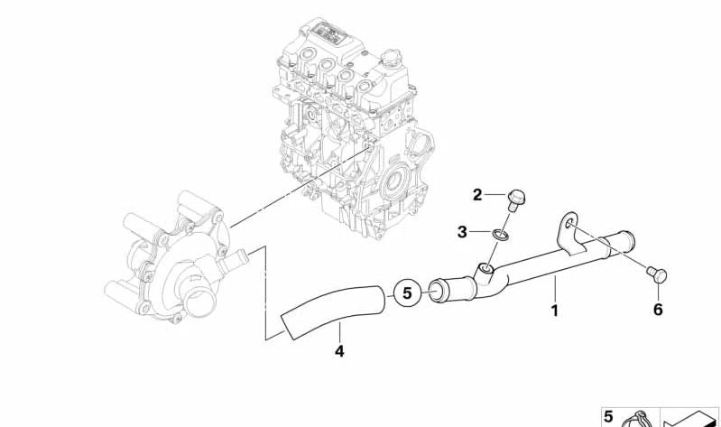 Tornillo de ventilación OEM 11537577651 para MINI R50, R52, R53 (Cooper, One, Cabrio)… y más. Original MINI.