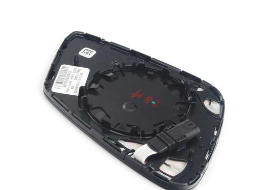 Linksebene erhitztes Spiegelglas für BMW E60, F10, F18, F06, F12, F13, F01, F02 (OEM 51167228611). Original BMW