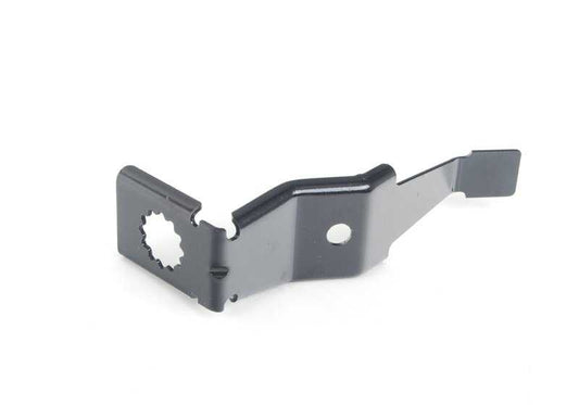 Soporte para latiguillo de freno OEM 34306757745 para BMW Z4 E85 {2.0i, 2.2i, 2.5i} con cambio manual o automático. Modelos fabricados entre 2002 y 2008. Original BMW.