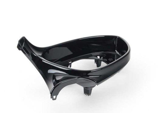 Anillo embellecedor negro brillo derecho OEM 51168045026 para BMW E92, E93. Original BMW.
