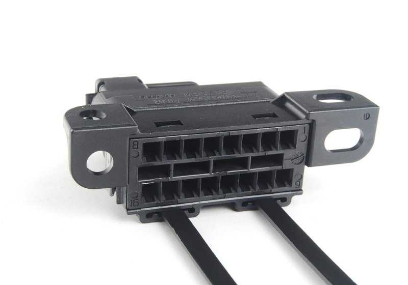 Conector OBD 16 pines con tapa OEM 61136931908 para MINI R55, R56, R57, R58, R59, R60 y BMW E81, E82, E87, E88, E90, E91, E92, E93, E60, E61, E63, E64, E84, E83, E89. Original MINI y BMW.
