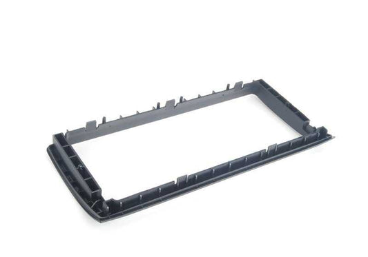Marco embellecedor pantalla original OEM 65526908469 para BMW X5 E53. Repuesto original BMW. Ideal para sustituir el marco del monitor central sin complicaciones.