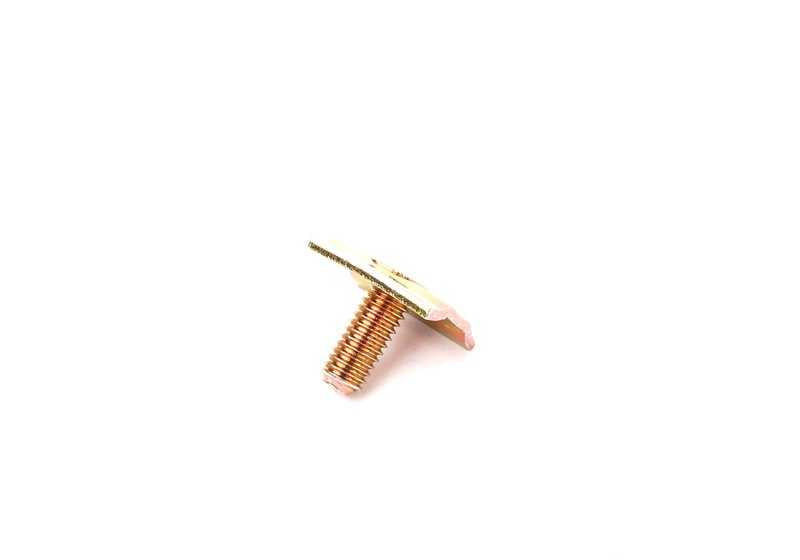 Tornillo de moldura OEM 51111815611 para BMW 114, 1502, 1602, ST, 1802. Compatible con modelos fabricados entre 1967 y 1977. Original BMW.