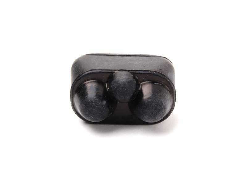 Silentblock de goma OEM 17117525267 para BMW E81, E82, E87, E87N, E90, E91, E92, E93. Pieza de fijación del radiador. Original BMW.