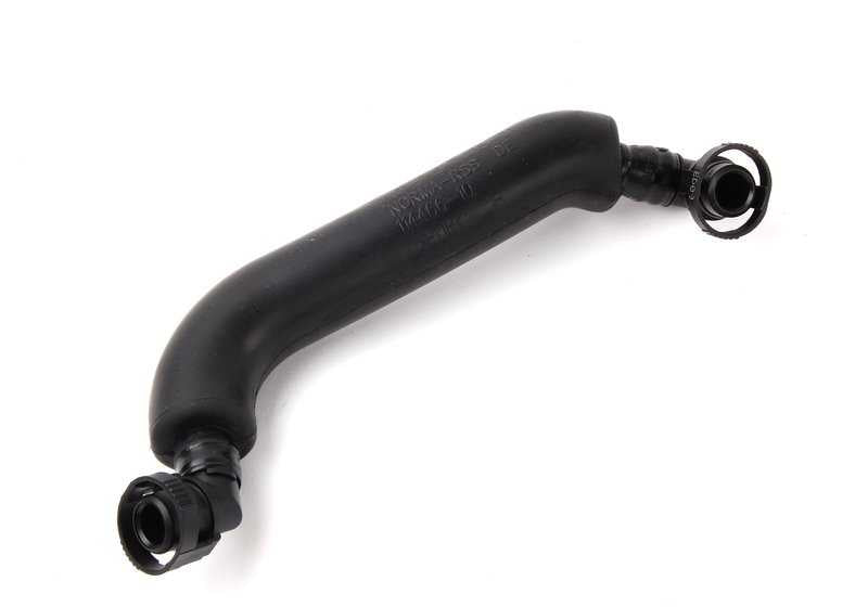 Tubo de ventilación sin válvula de presión OEM 11617547185 para BMW E60, E61, E63, E64, E65, E66, E53. Original BMW.