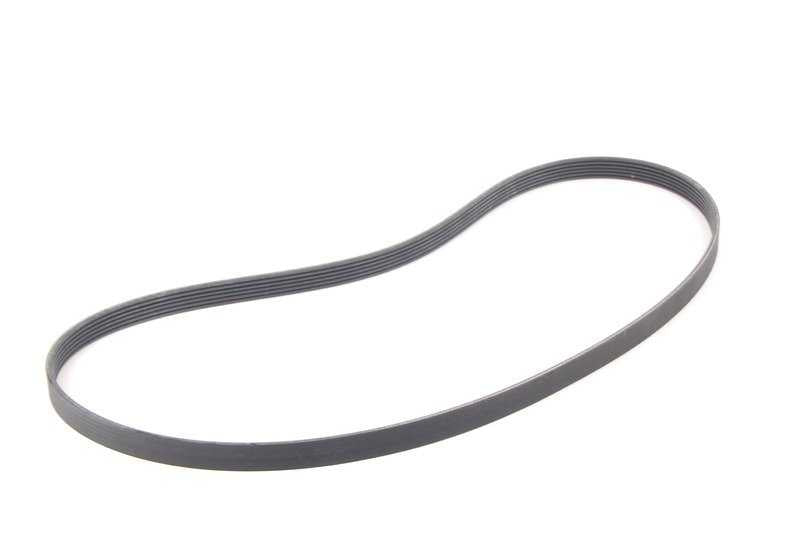 Correa auxiliar (multirib) OEM 11287631817 para BMW E60, E61, E63, E64, E65, E66, E53. Original BMW.