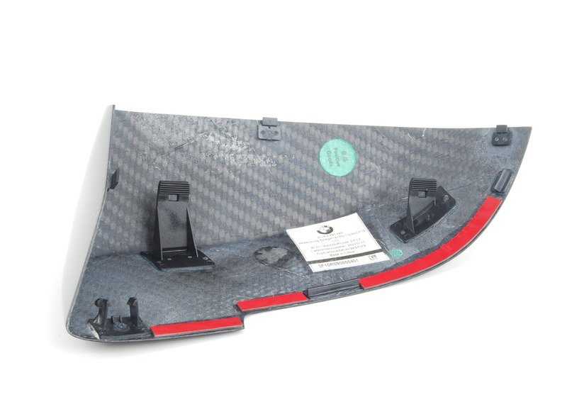 Carcasa retrovisor derecho carbono M Performance OEM 51162291440 para BMW F07, F10, F11, F06, F12, F13, F01, F02. Sustituye la original destacando el estilo deportivo. Original BMW.