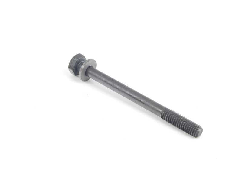Tornillo hexagonal con arandela M6x70 OEM 07119902063 para BMW E60, E61, E63, E64, E65, E66, E53, E70. Original BMW.