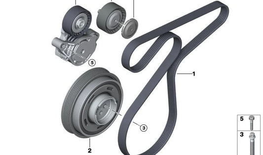 OEM Front Shock Absorber 11237620547 for BMW X1 F48, X2 F39. Genuine BMW.