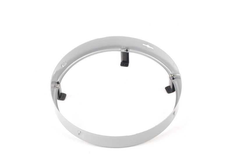 Anillo soporte del cristal del faro derecho OEM 63121385594 para BMW E30 316i. Pieza original BMW.