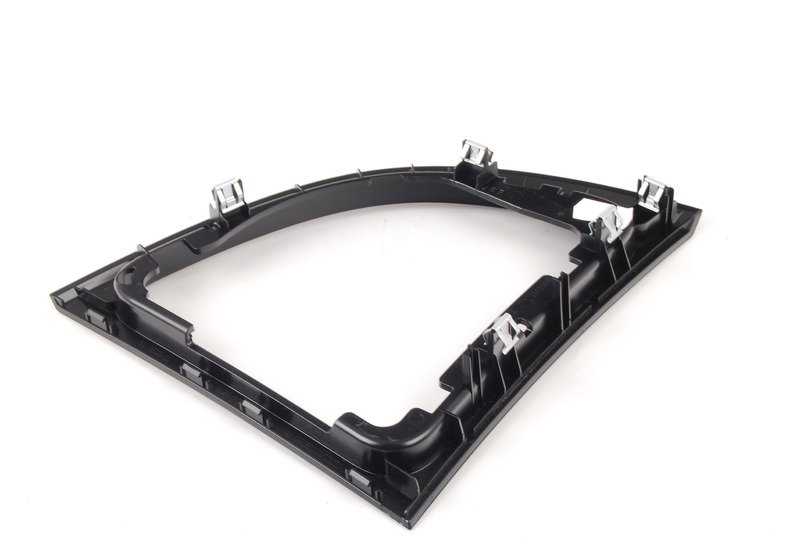 Embellecedor de palanca de cambios en negro brillante OEM 51169121720 para BMW E81, E82, E87N, E88. Original BMW.