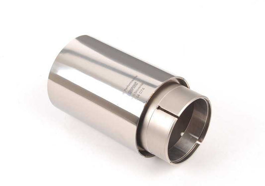 Embellecedor de escape M Performance titanio OEM 18302348836 para BMW F10, F06, F12, F13 (modelos M5 y M6). Dobles salidas 92 mm. Original BMW.