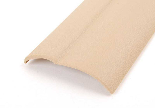 Beige front entrance cover molding OEM 51477146332 for BMW 3 Series E90, E91, E90 LCI, E91 LCI. Genuine BMW.