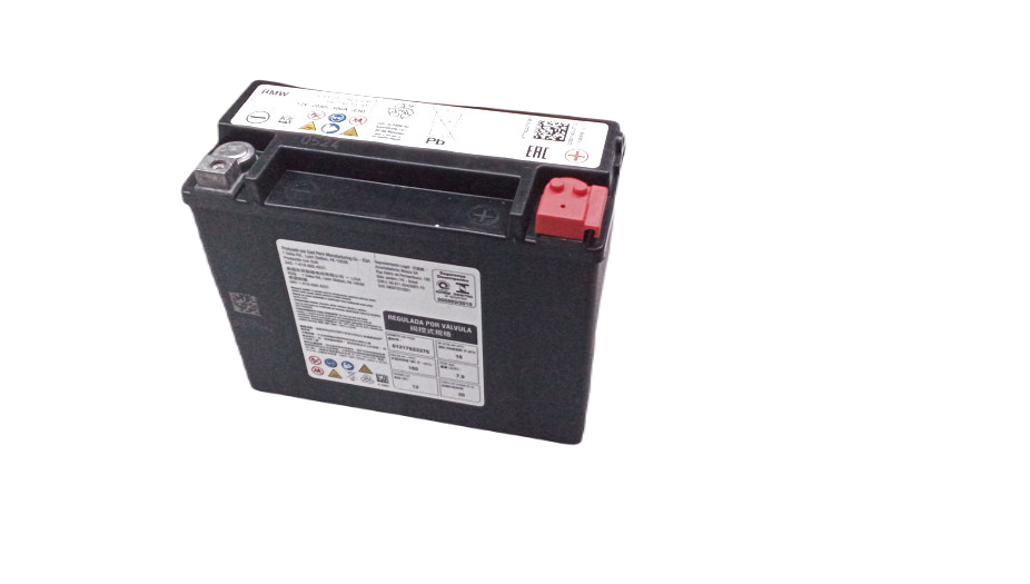 Batería AGM 20Ah OEM 61219321815 para BMW i3 (modelos I01 60Ah y 120Ah, con y sin Rex, producción 2013–2022). Compatible solo con versiones AGM. Original BMW.