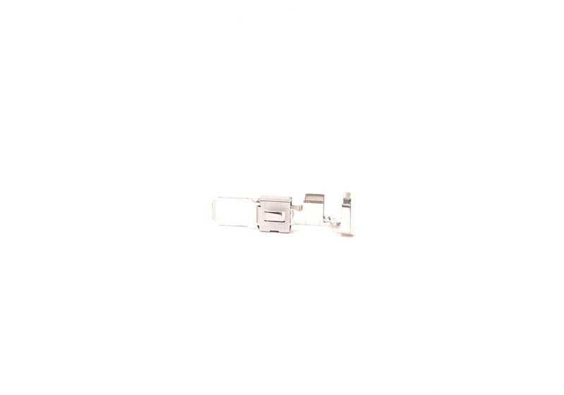 Terminal eléctrico plano 4,8x0,8 mm OEM 61138377750 para BMW E46. Conector para cables de 4,0-6,0 mm². Original BMW.