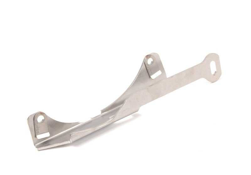 Soporte de escape OEM 18207530672 para BMW Z4 E85 2.2i, 2.5i y 3.0i (BT11, BT21, BT31, BT41, BT51, BT61). Modelos con motor M54, cambio manual o automático. Original BMW.