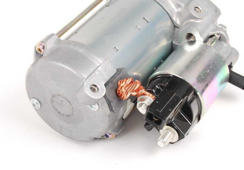 Motor de arranque OEM 12417566337 para BMW F01, F01N, F02, F02N. Repuesto original BMW.
