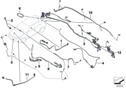 Cable HSD HU - USB/AUX OEM 61119308586 para BMW F20, F22, F23, F31, F34, F36... y más. Original BMW.