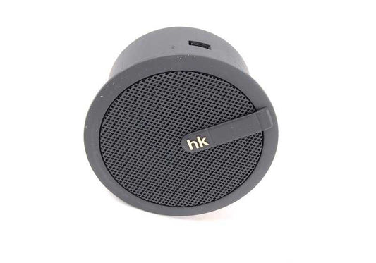 Altavoz central derecho Top-HiFi OEM 65138366470 para BMW E36. Recambio original BMW. Ideal para sistemas de sonido Harman Kardon y Top-HiFi. Color gris.