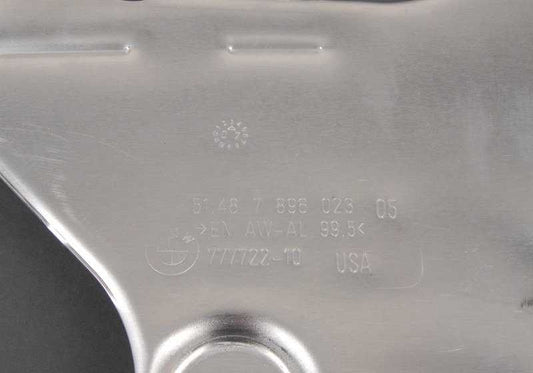 Protector térmico OEM 51487896023 para BMW Z4 E85 y E86 Z4 M 3.2 (BT91, BT92, DU91, DU92). Modelos con motor S54 y cambio manual. Original BMW.