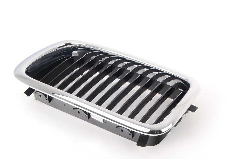 Rejilla decorativa izquierda OEM 51138125811 para BMW E38. Pieza original BMW.