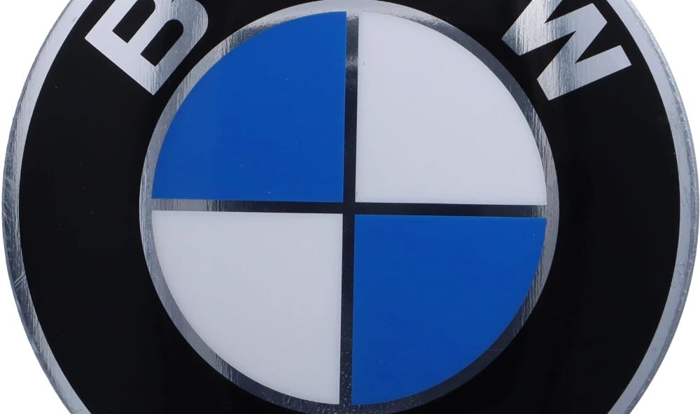 Emblema tapacubos OEM 36131122132 para BMW E12, E28, E34, E24, E23, E32. Original BMW.