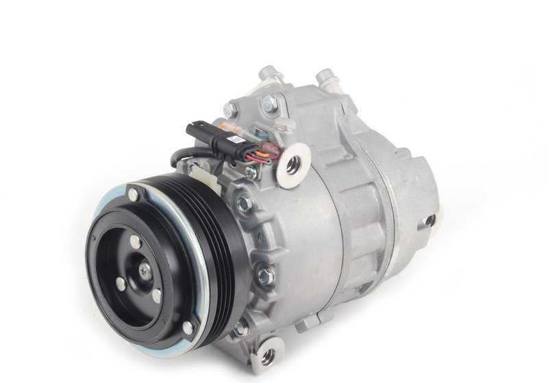 Compresor de aire acondicionado OEM 64529185143 para BMW X5 E70 3.0si (FE41 y FE42) con motor N52K. Compatible con modelos fabricados entre 04/2007 y 03/2010. Original BMW.