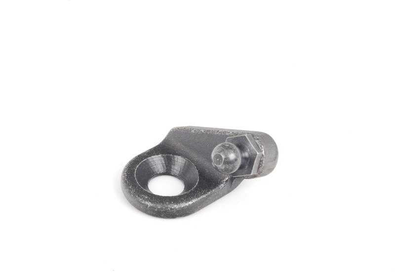 Soporte de amortiguador de gas izquierdo para BMW Serie 7 E65, E66 (OEM 41217028451). Original BMW.