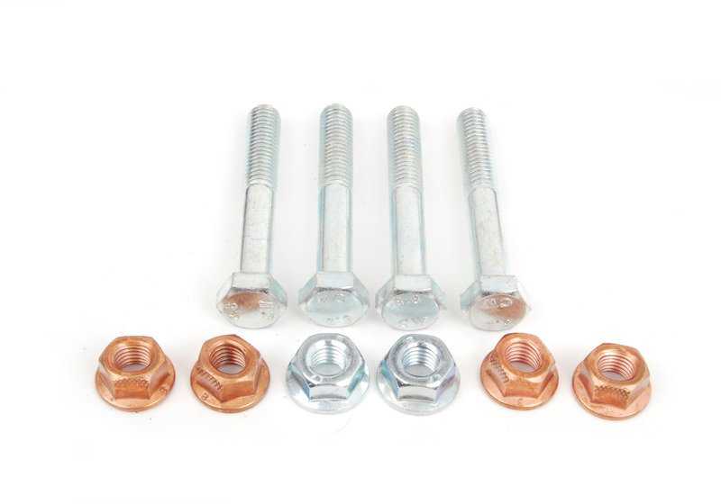 Kit de montaje para silenciador OEM 18210146603 para BMW E34. Original BMW.