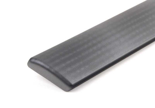 Decorative Molding Left Front Door OEM 51457047159 for BMW E46. Dark gray color "Sieblack". Original BMW.
