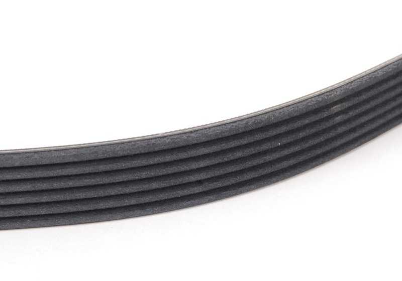 Correa poli V OEM 11287636368 para BMW Serie 7 E38 {750i, L7} con motor M73. Válida para versiones automáticas y tracción trasera. Original BMW.