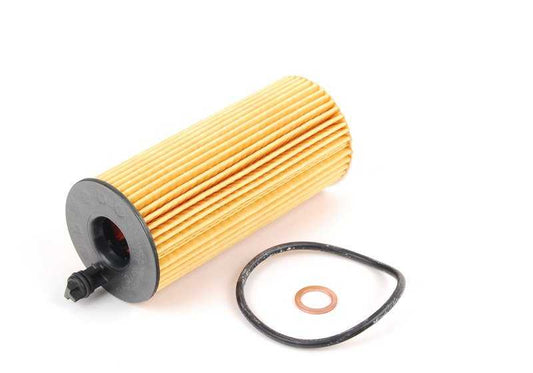 Oil filter element set OEM 11428507683 for BMW F20, F30, E90, X3, X5 and MINI R56, R60... and more. Original BMW and MINI.